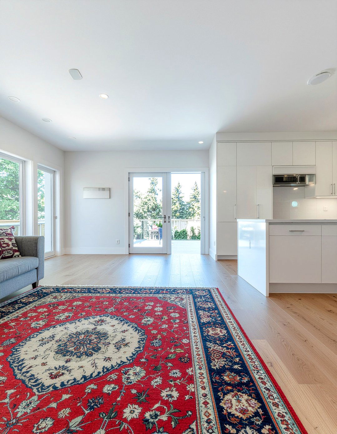 Open floor plan - 30 minimalist living room ideas