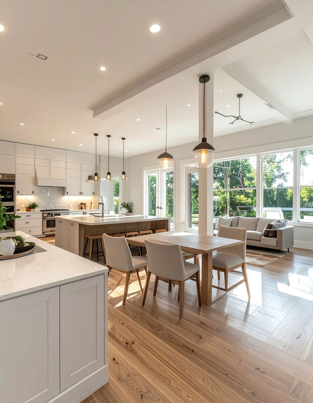 Open floor plan cottage - 30 lake house decor ideas