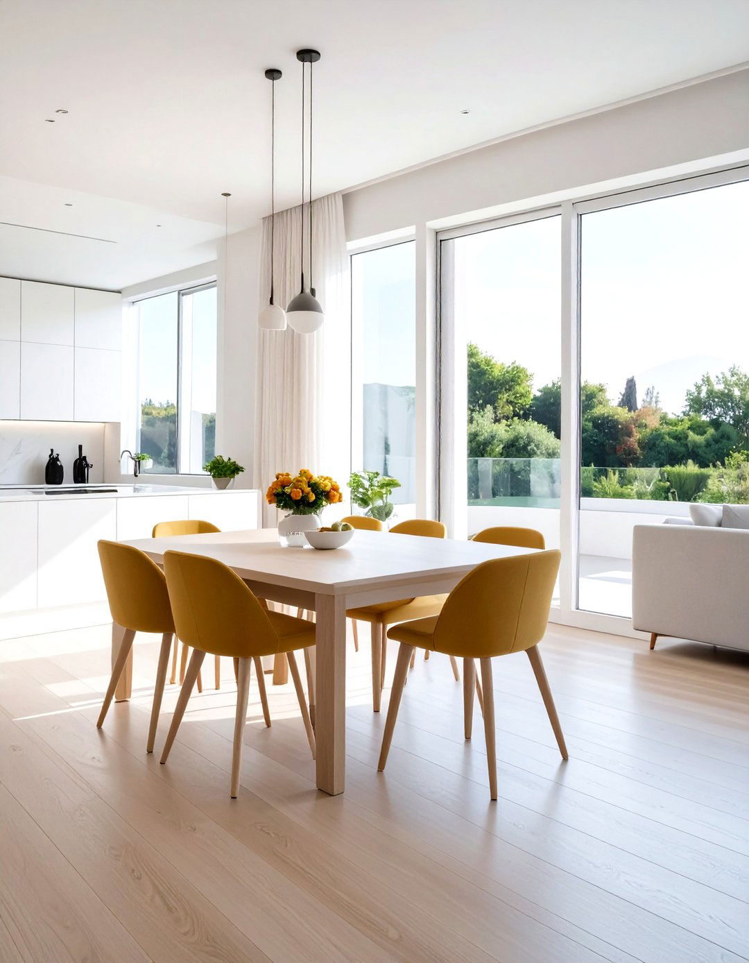 Open floor plan dining - 30 sunrise dining room ideas