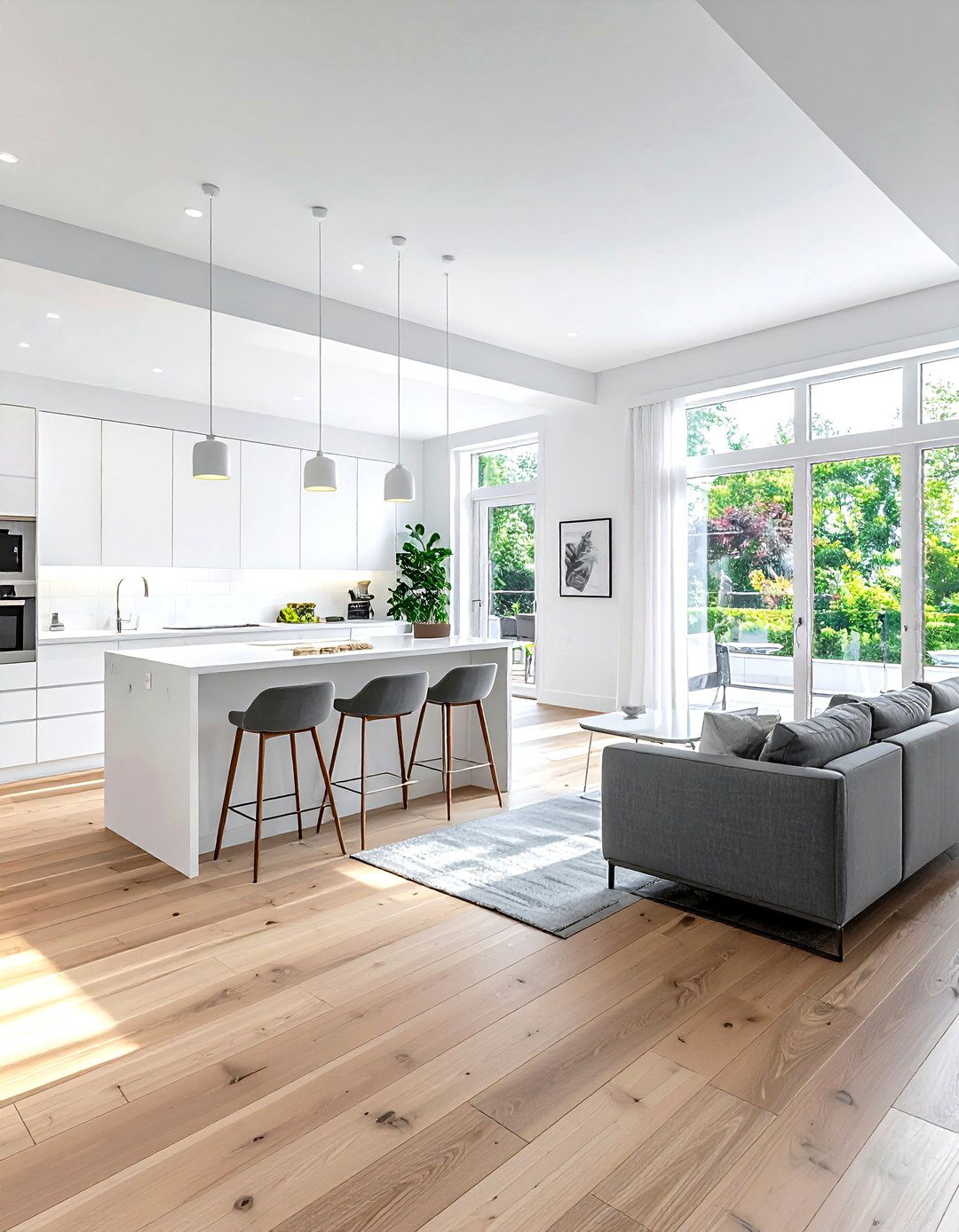 Open kitchen living room floor plan - 30 living room floor plan ideas