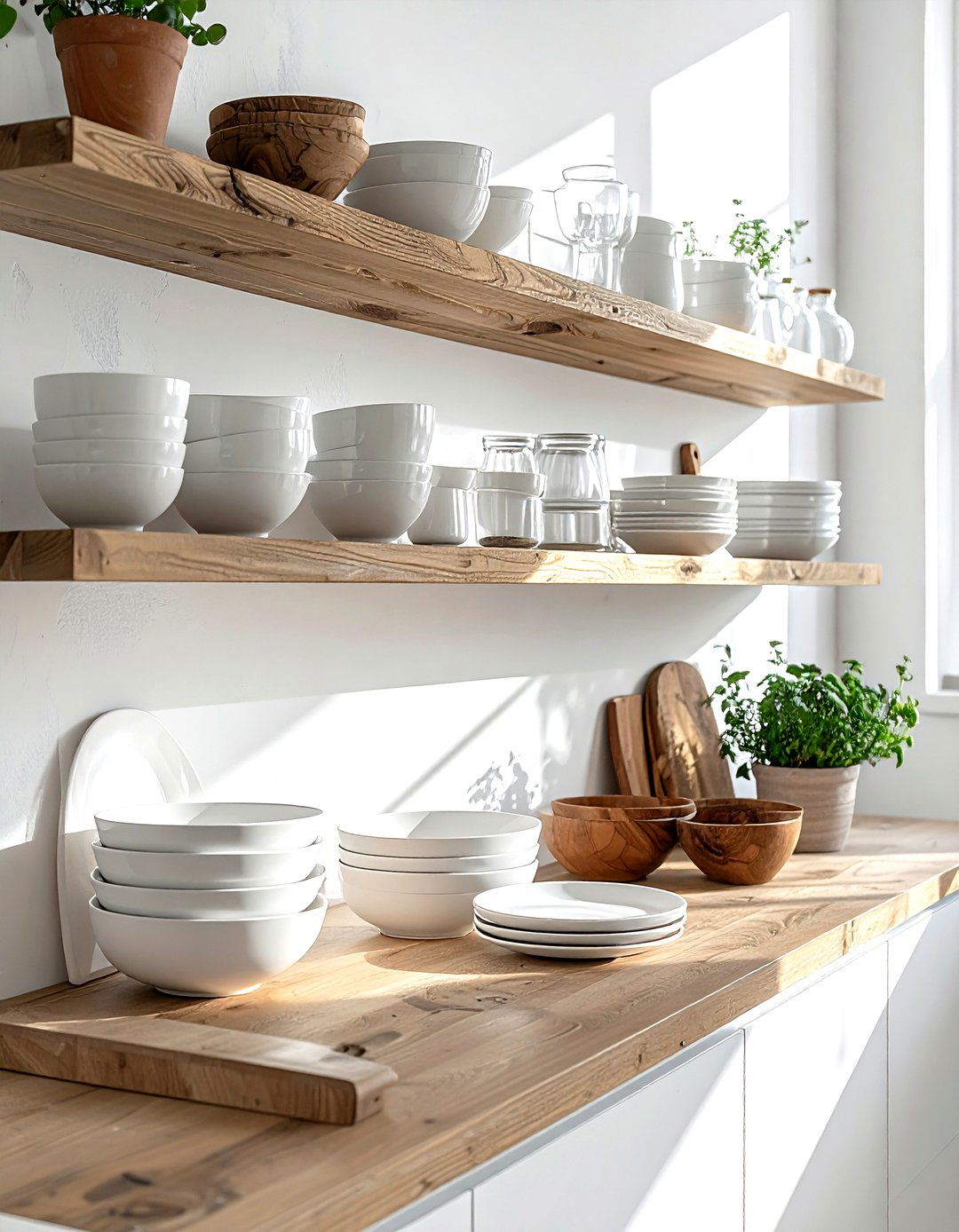 Open kitchen shelves - 30 decor dos and don'ts