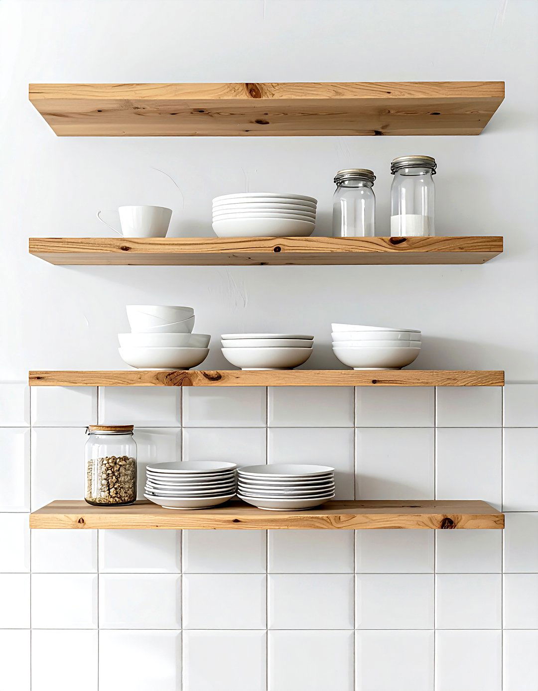 Open kitchen shelving - 30 kitchen furniture placement