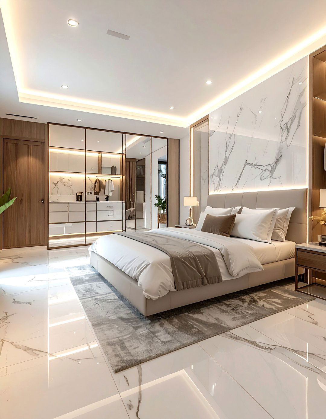 Open plan bedroom - 30 show home bedroom ideas