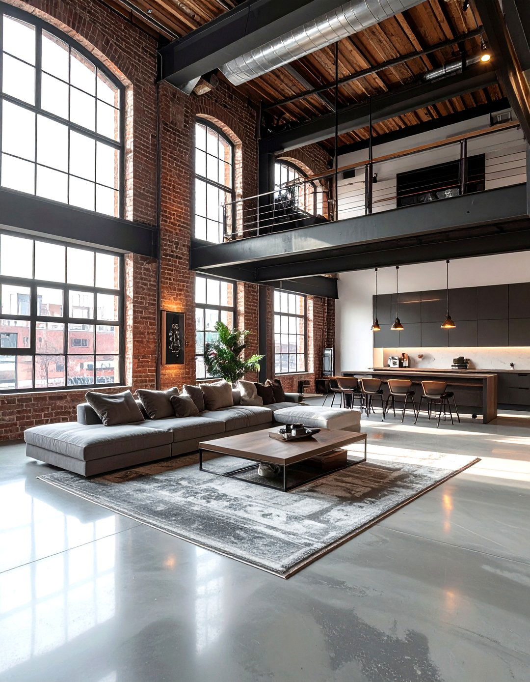 Open plan loft - 30 architect home decor ideas