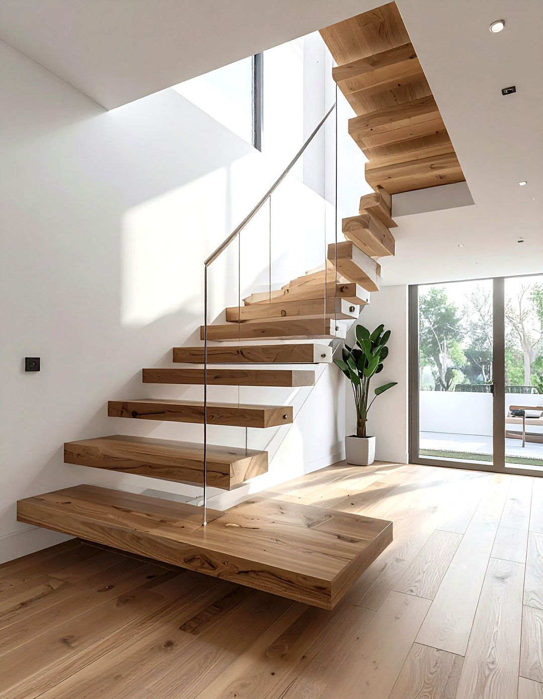 Open riser staircase - 30 stairway decor ideas