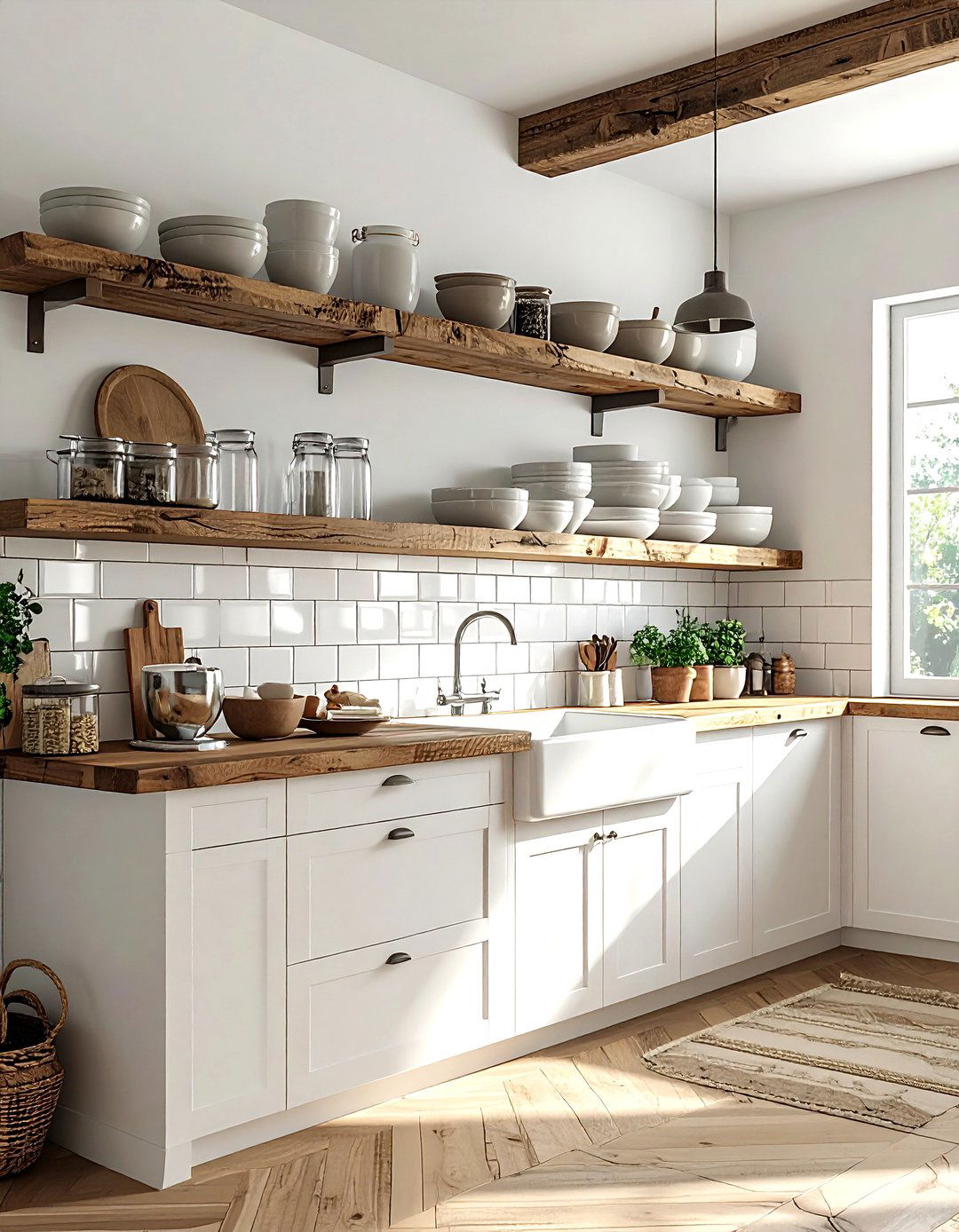 Open shelf kitchen - 30 trending decor ideas