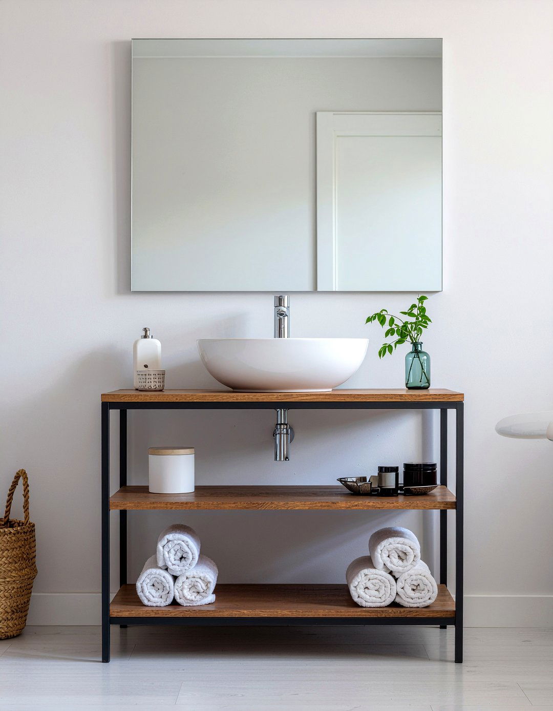 Open shelf medicine cabinet - 30 medicine cabinet ideas