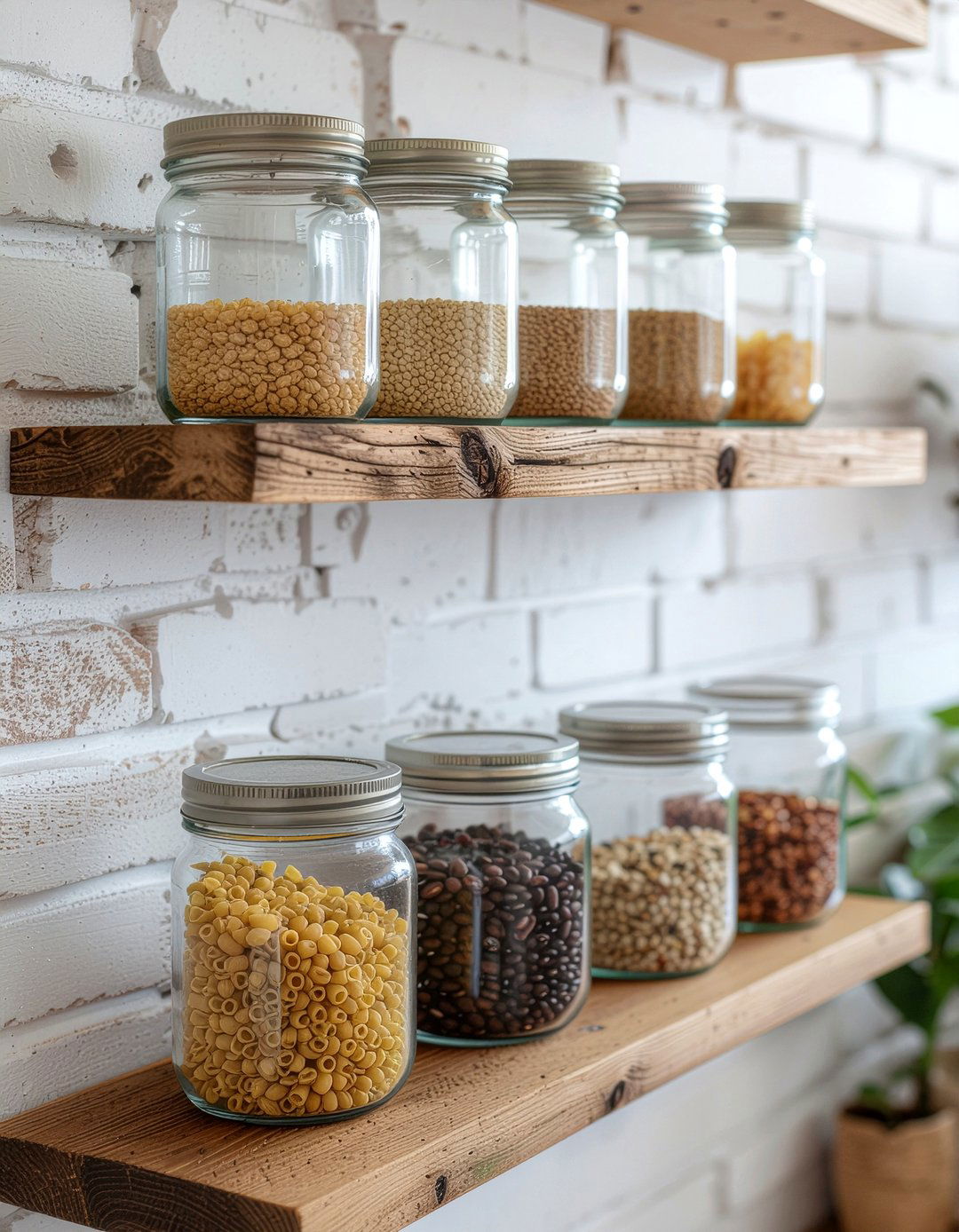 Open shelving - 30 healthy kitchen ideas