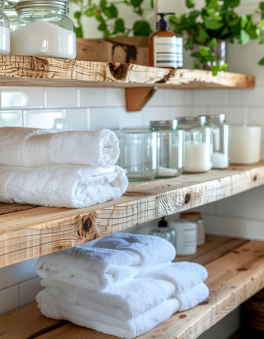 Open shelving - 30 bathroom design tips