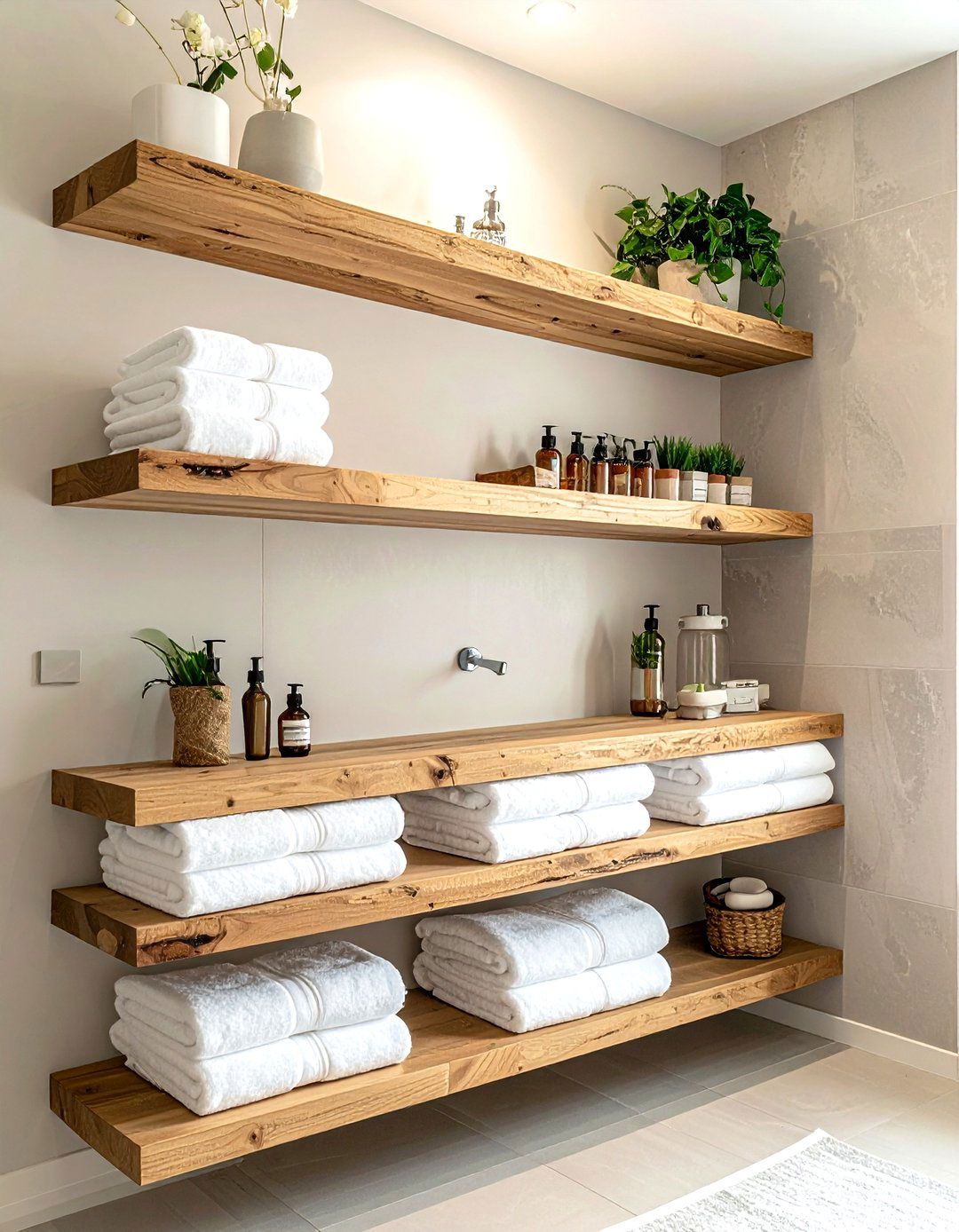 Open shelving - 30 ultimate bathroom ideas