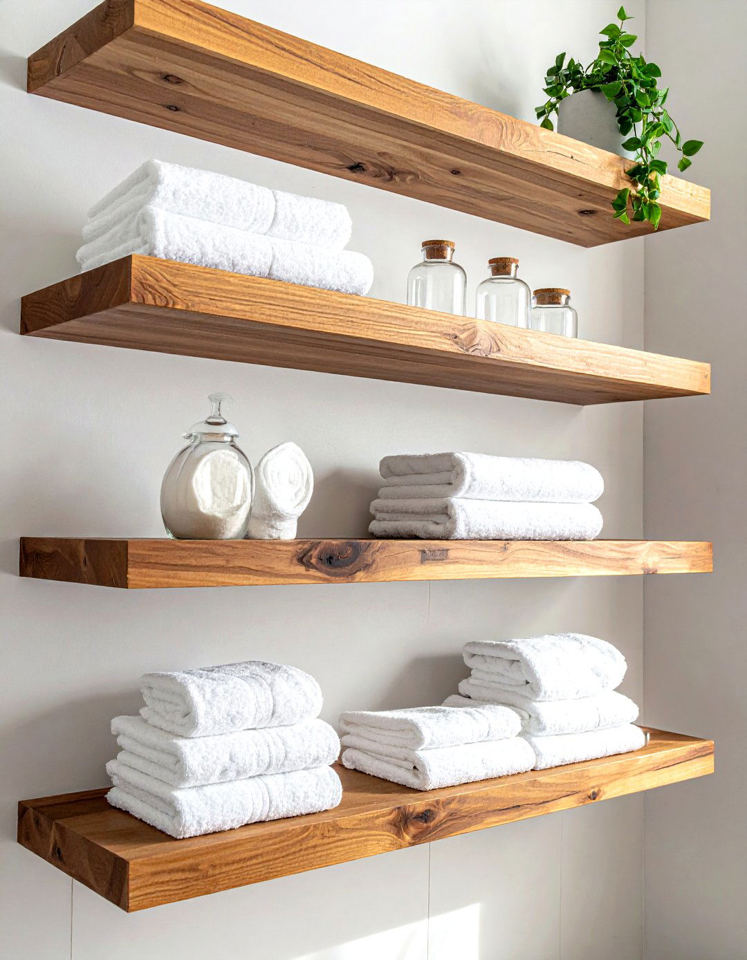 Open shelving - 30 bathroom remodel ideas