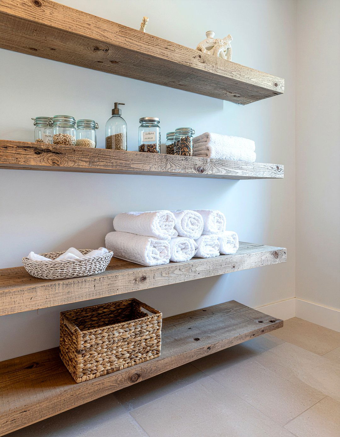 Open shelving bathroom - 30 professional bathroom ideas