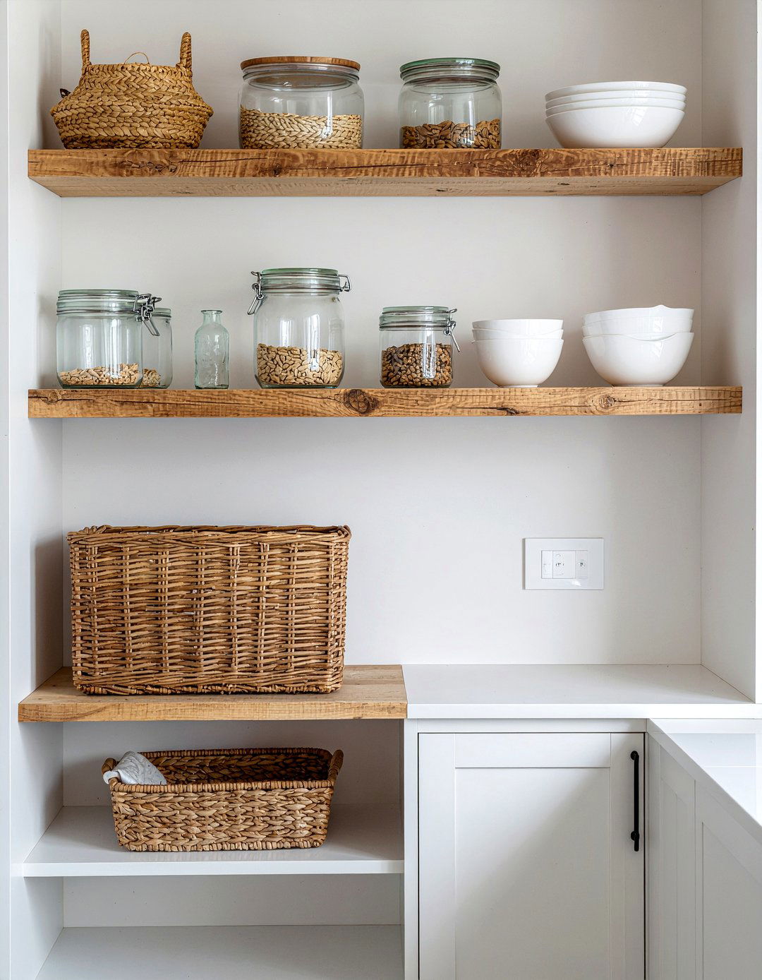 Open shelving coastal kitchen - 30 beach kitchen ideas