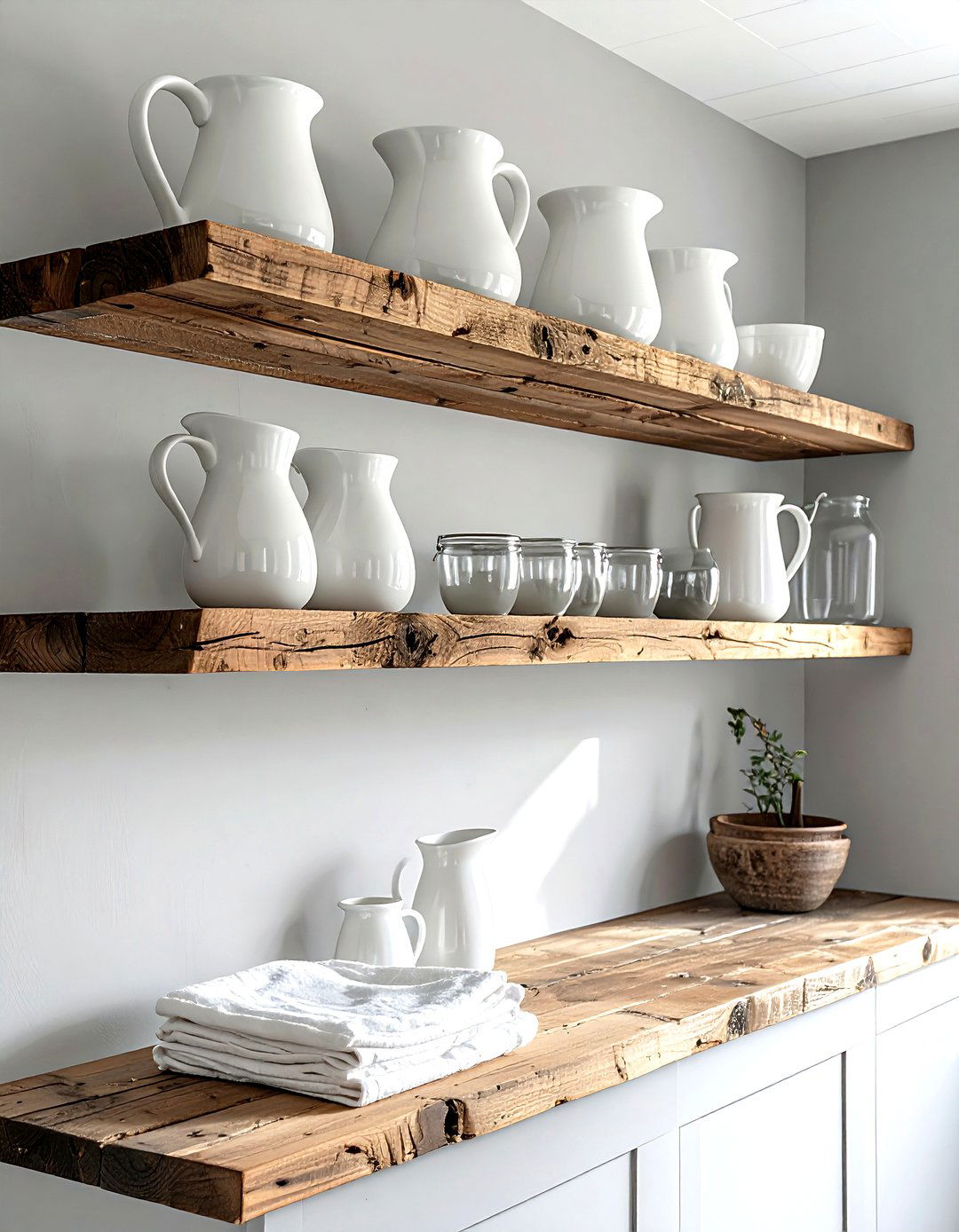 Open shelving decor - 30 French cottage kitchen ideas