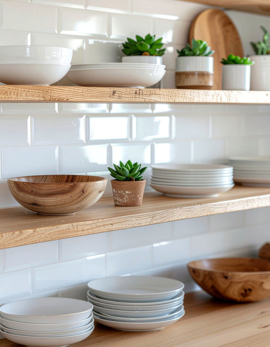 Open shelving kitchen - 30 kitchen display ideas