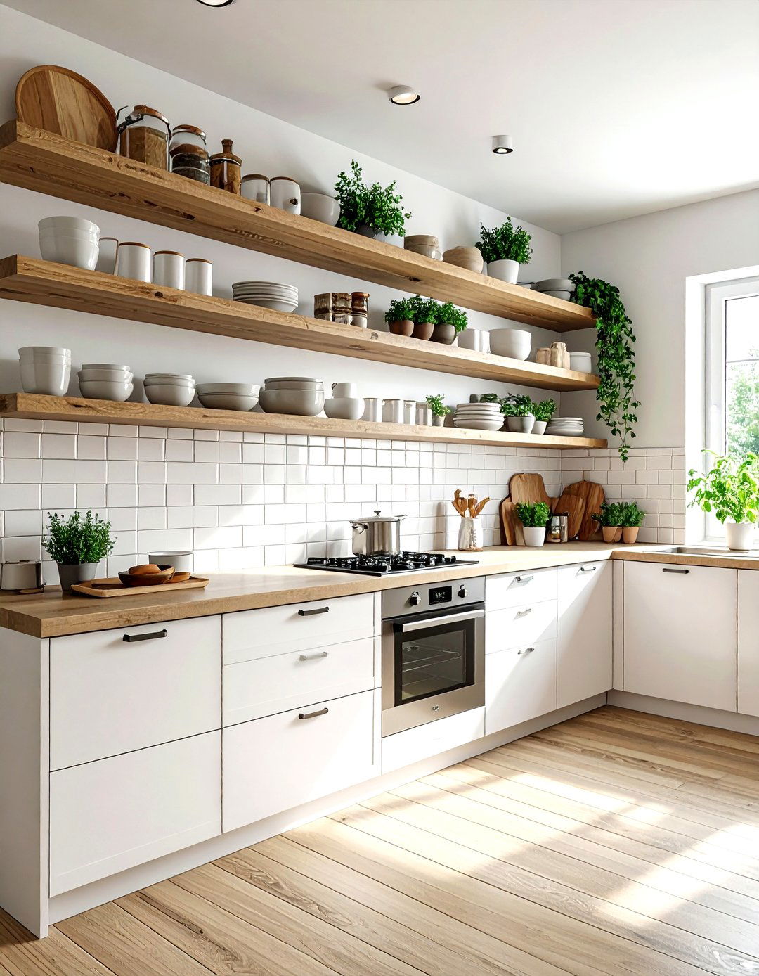 Open shelving kitchen - 30 kitchen ideas