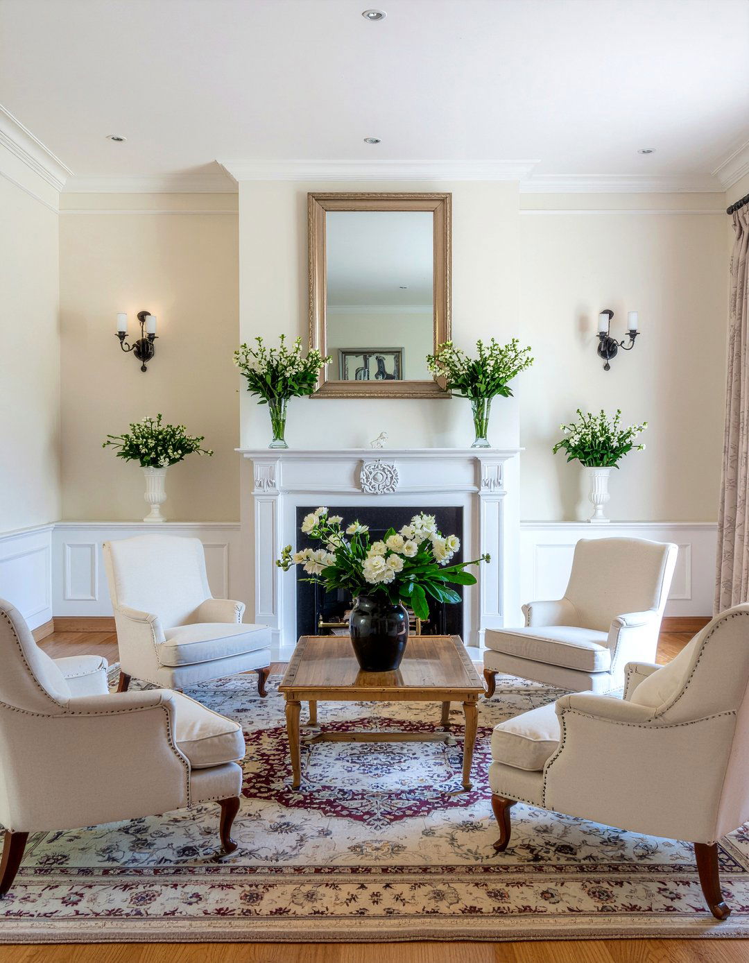 Oprah Winfrey classic living room - 30 celebrity living room ideas