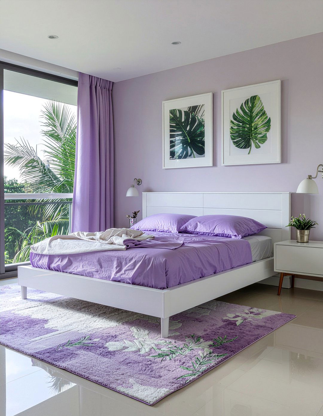 Orchid Purple Bedroom - 30 bedroom purple walls