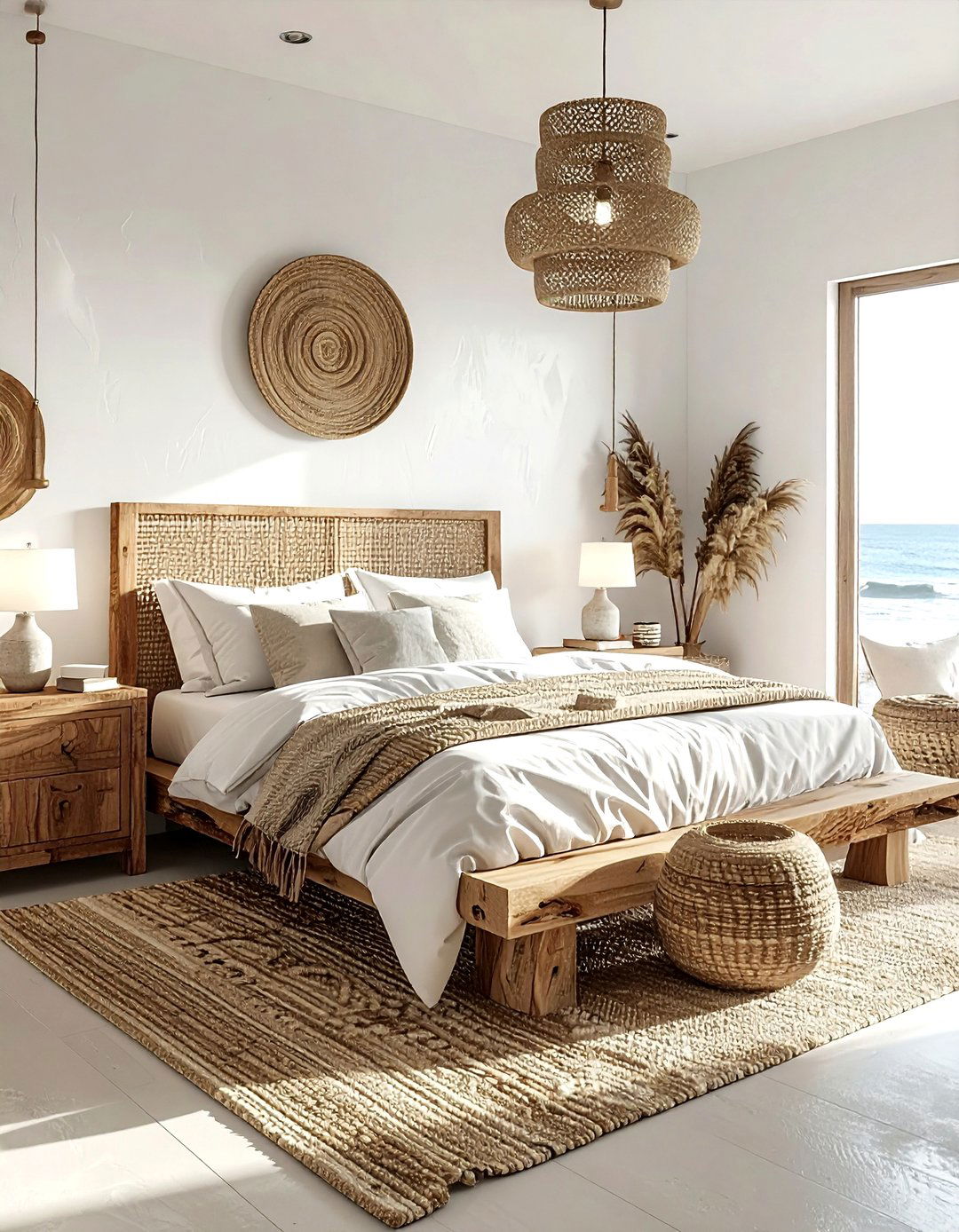 Organic Coastal Bedroom - 30 coastal beige bedroom ideas