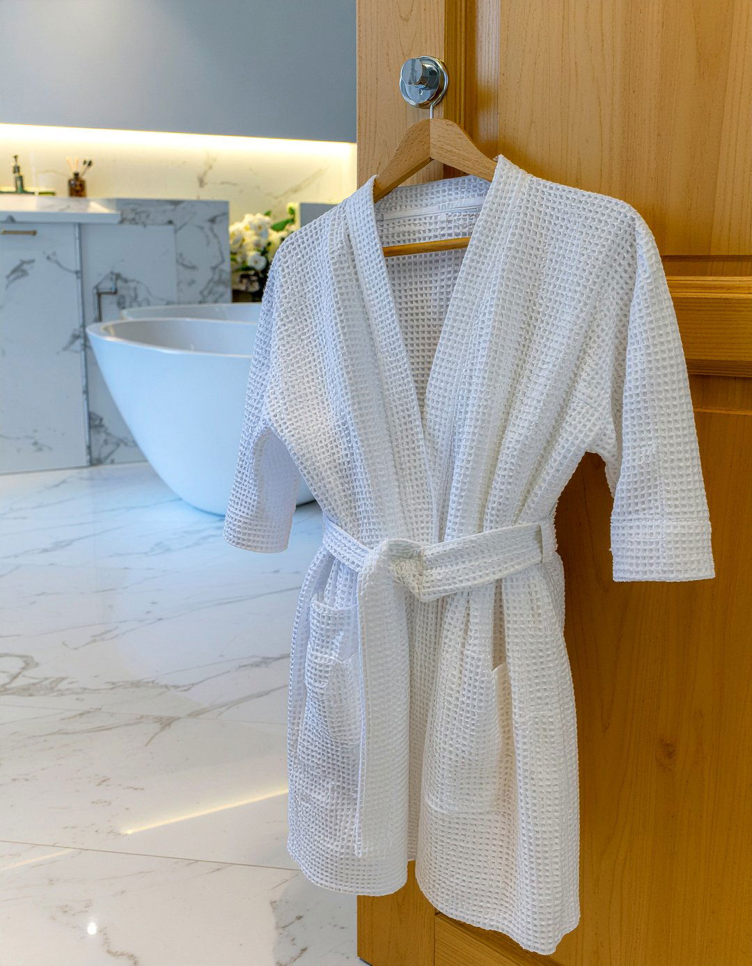 Organic Cotton Robe - 30 natural bathroom product ideas