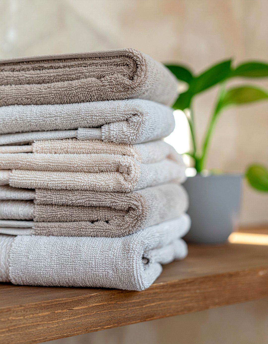 Organic Cotton Towel Set - 30 bathroom linens ideas