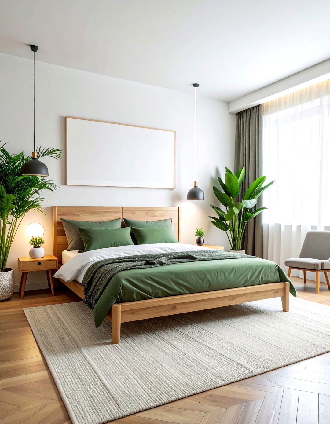 Organic Modern Bedroom - 30 starter home decor ideas