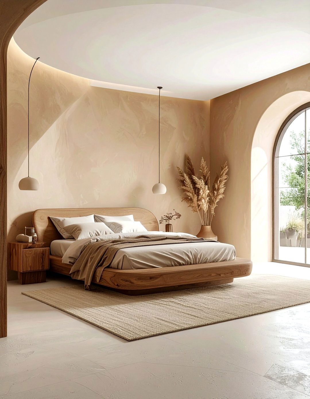 Organic Modern Beige Bedroom - 30 beige bedroom ideas