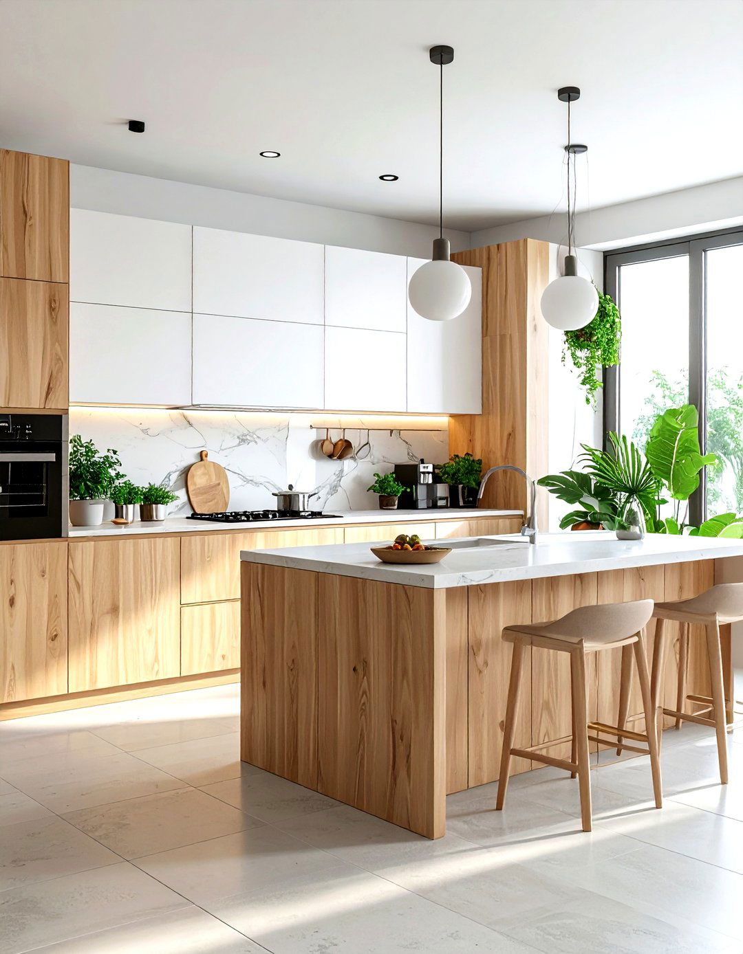 Organic Modern Kitchen - 30 kitchen personality ideas