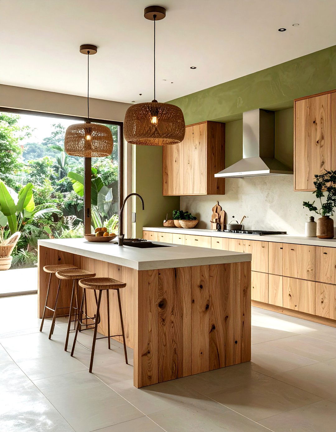 Organic Modern Kitchen - 30 light wood kitchen ideas