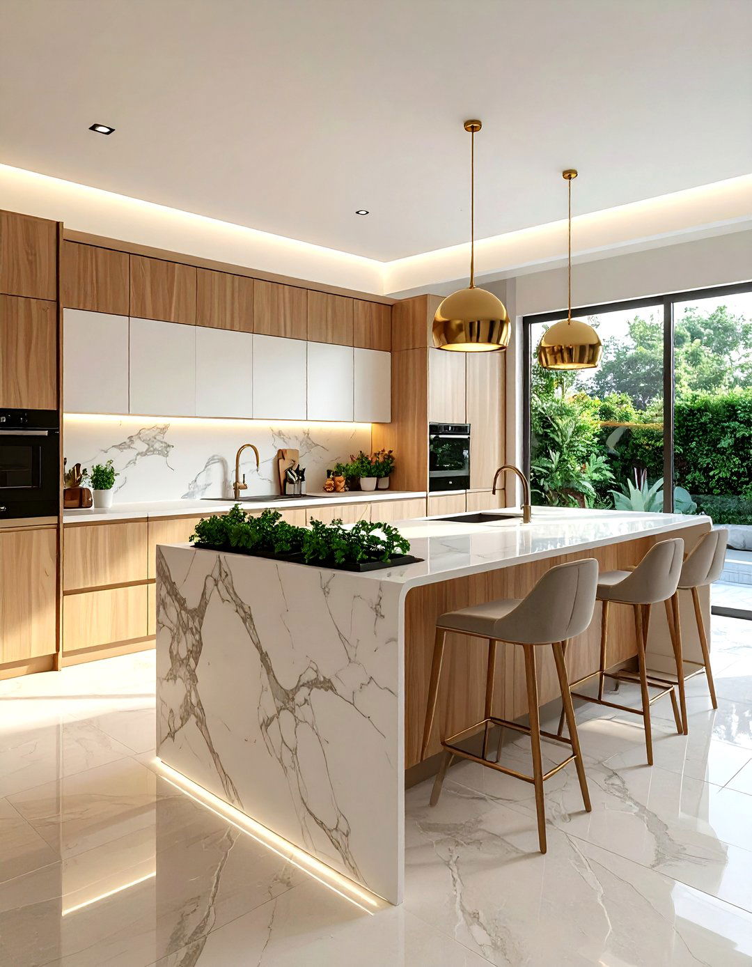 Organic Modern Kitchen - 30 modern home decor ideas