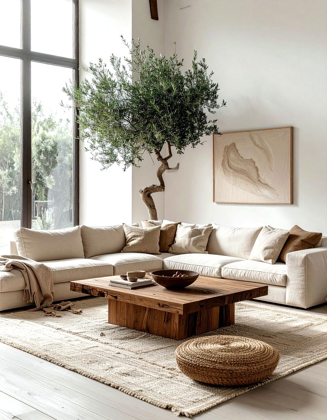 Organic Modern Living Room - 30 designer home decor ideas
