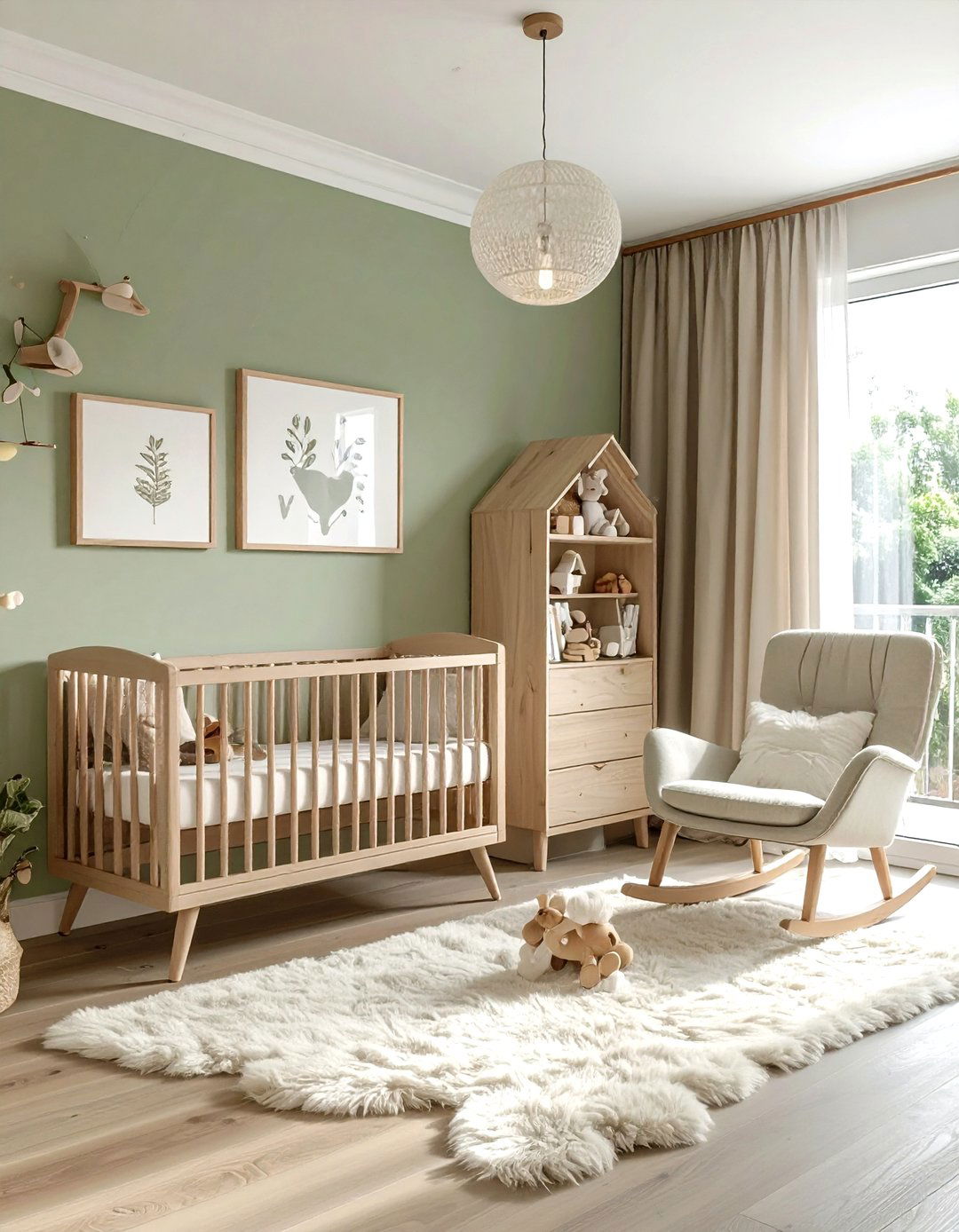 Organic Modern Nursery - 30 polished decor ideas