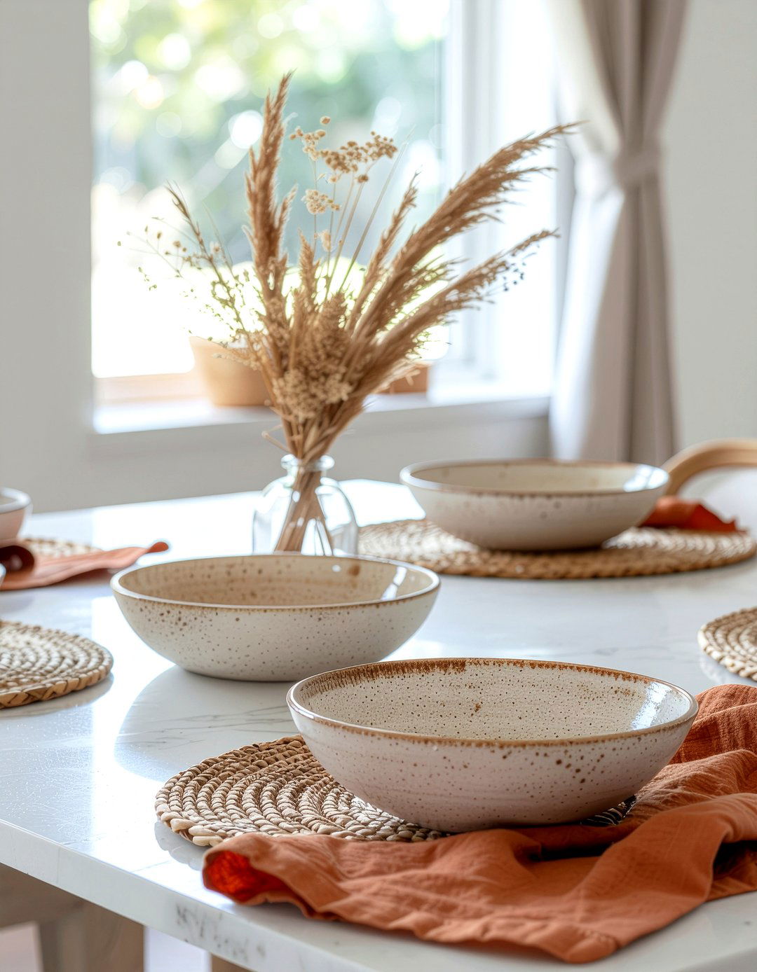 Organic Modern Table - 30 dining room table setting ideas