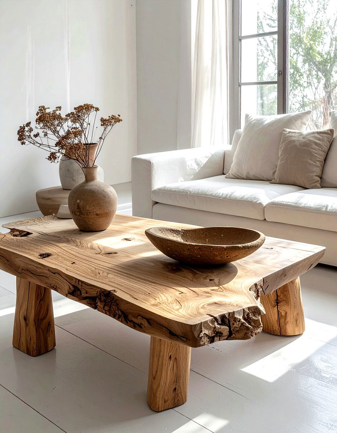 Organic Shape Clay Bowl - 30 coffee table bowl ideas