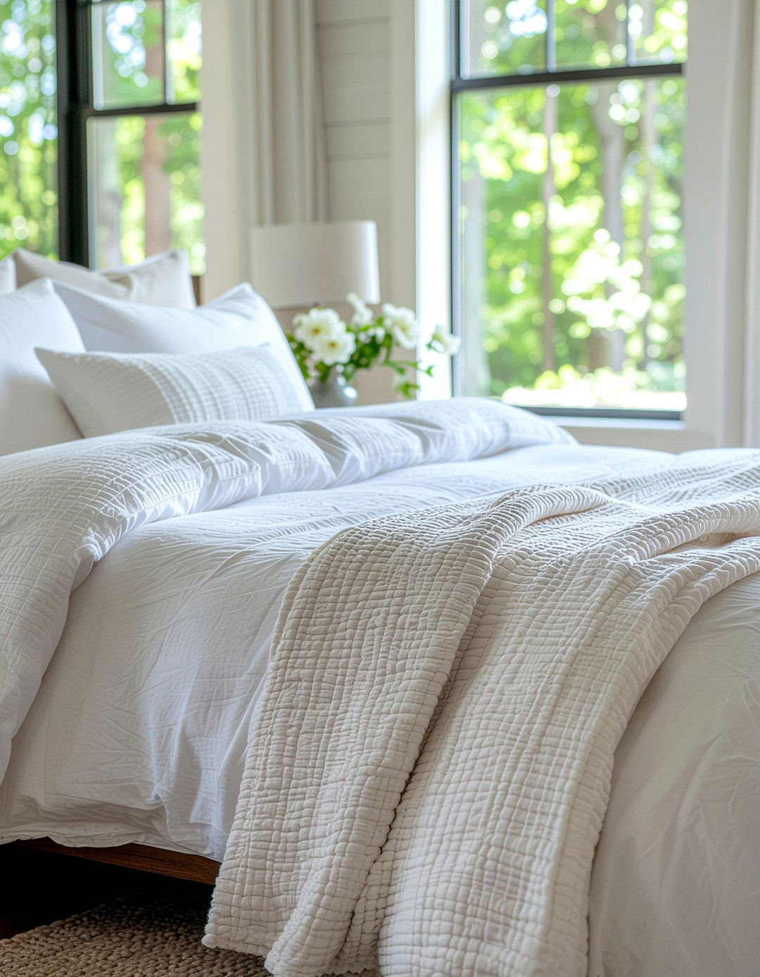 Organic cotton bedding - 30 better sleep bedroom ideas