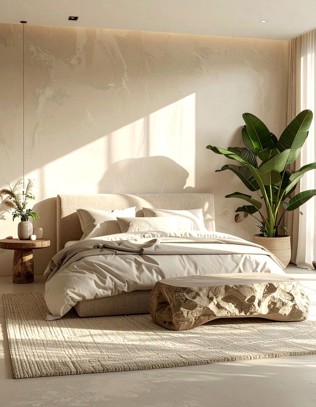 Organic modern beige bedroom - 30 modern beige bedroom ideas