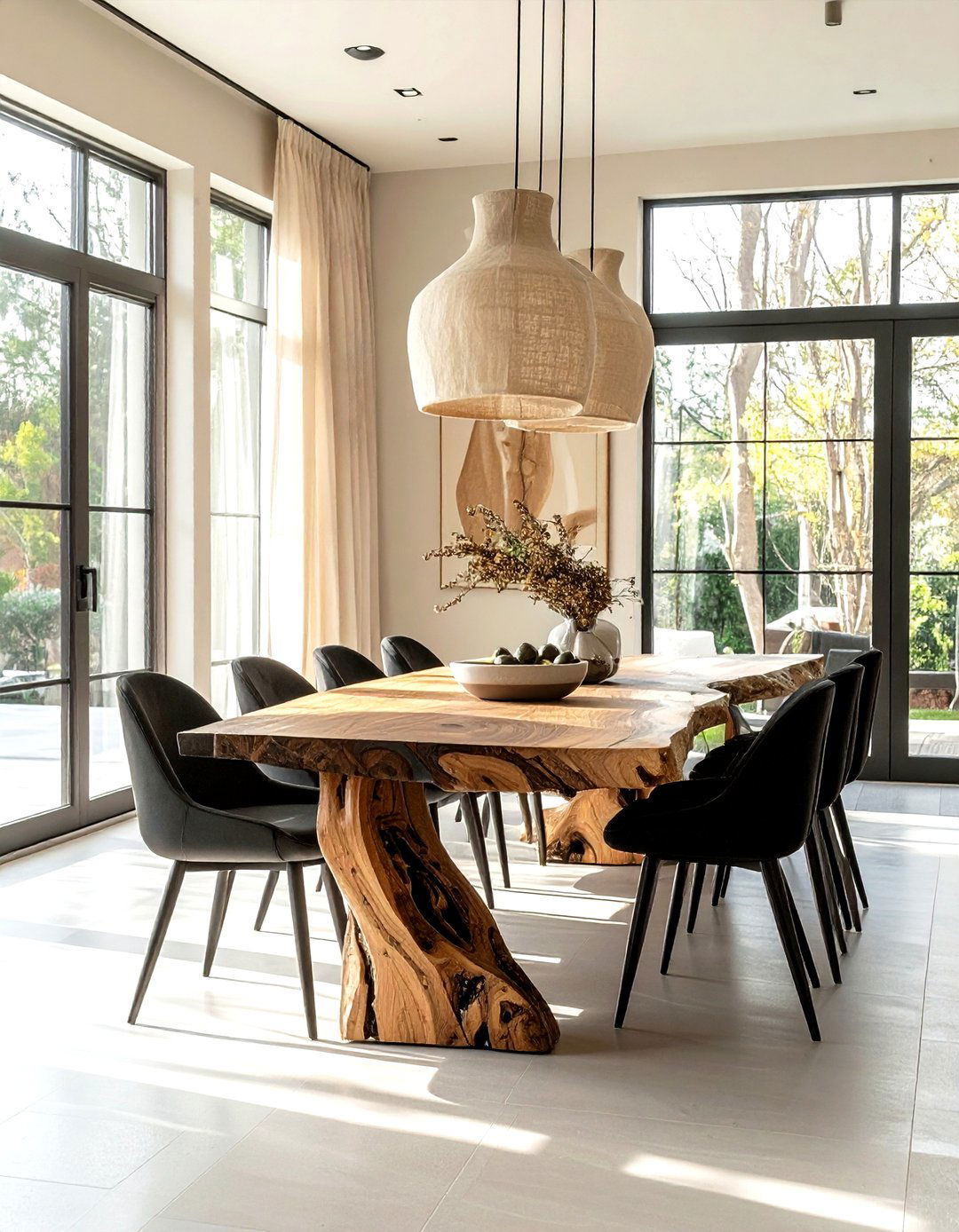 Organic modern dining room - 30 amazing decor ideas