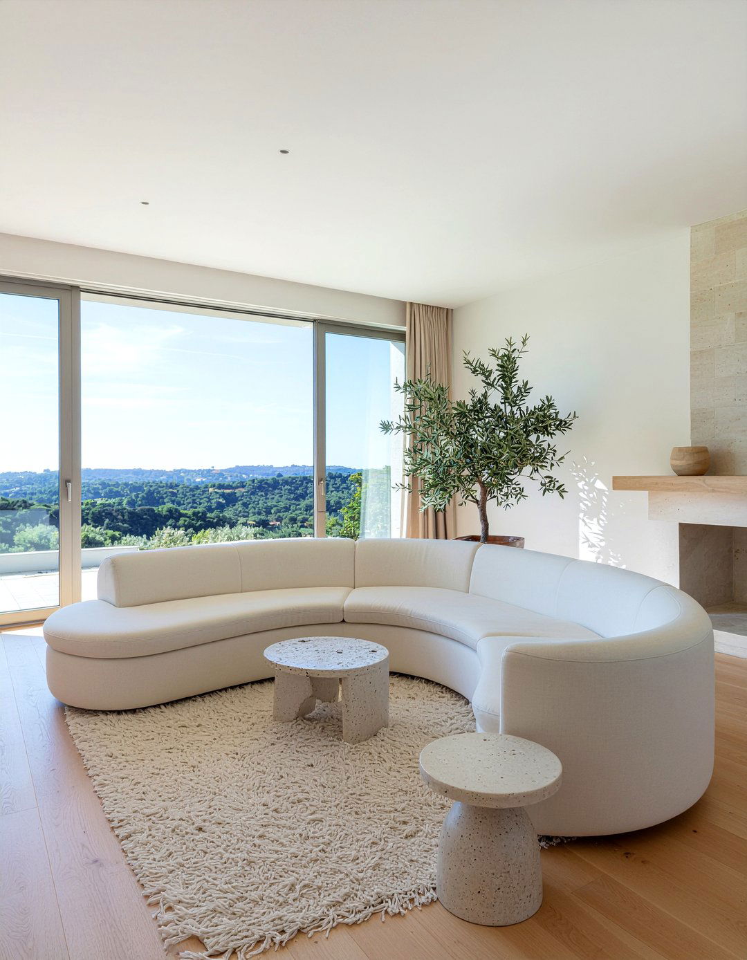 Organic modern living room - 30 model home living room ideas