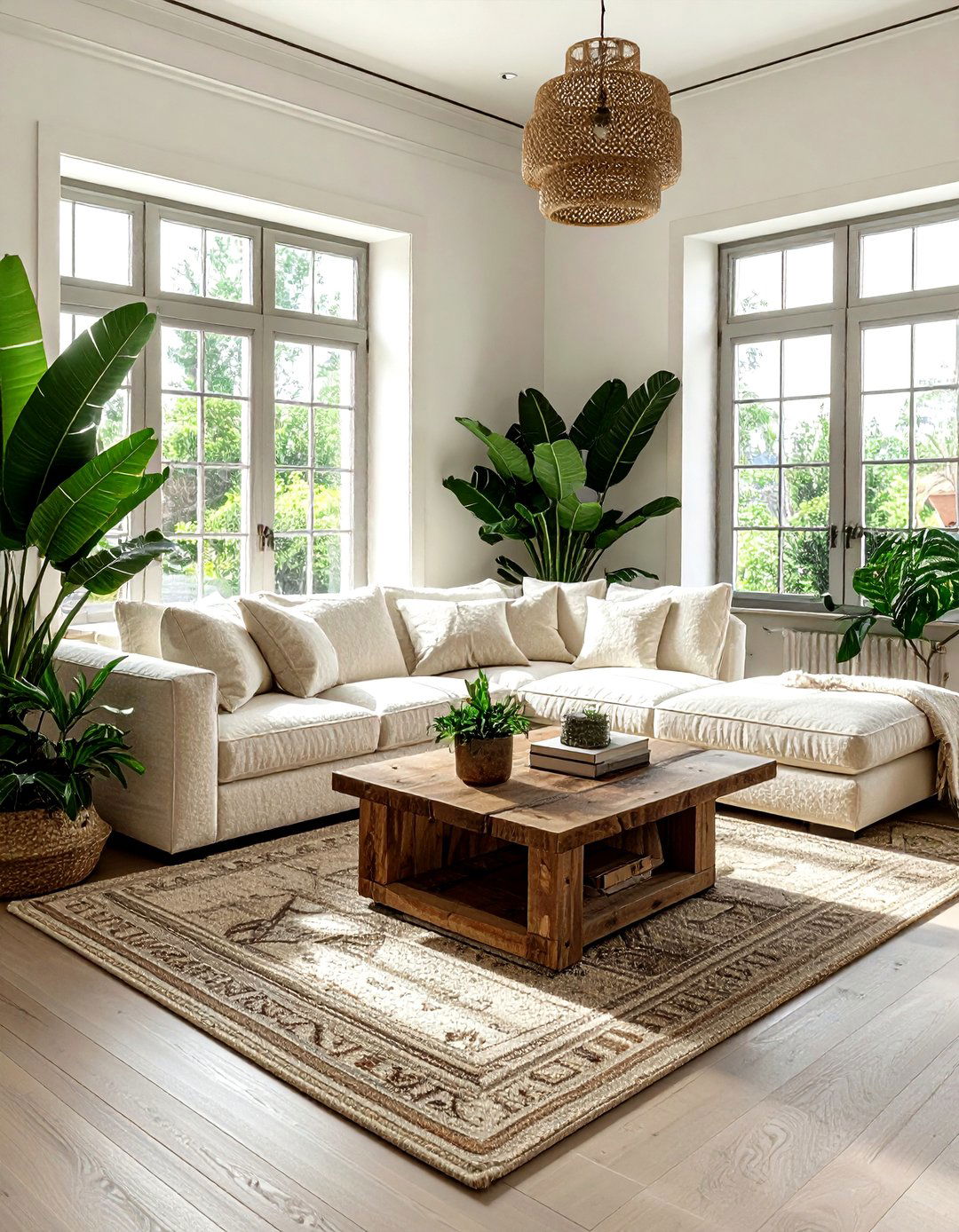 Organic modern living room - 30 refined decor ideas