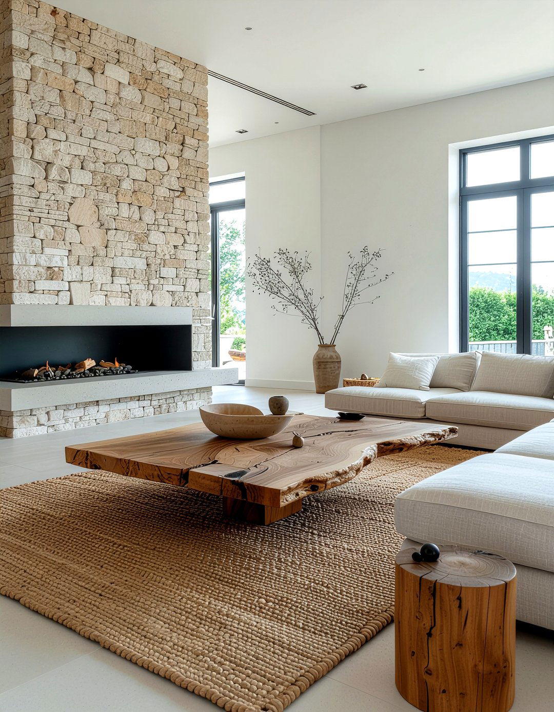 Organic modern living room - 30 viral living room ideas