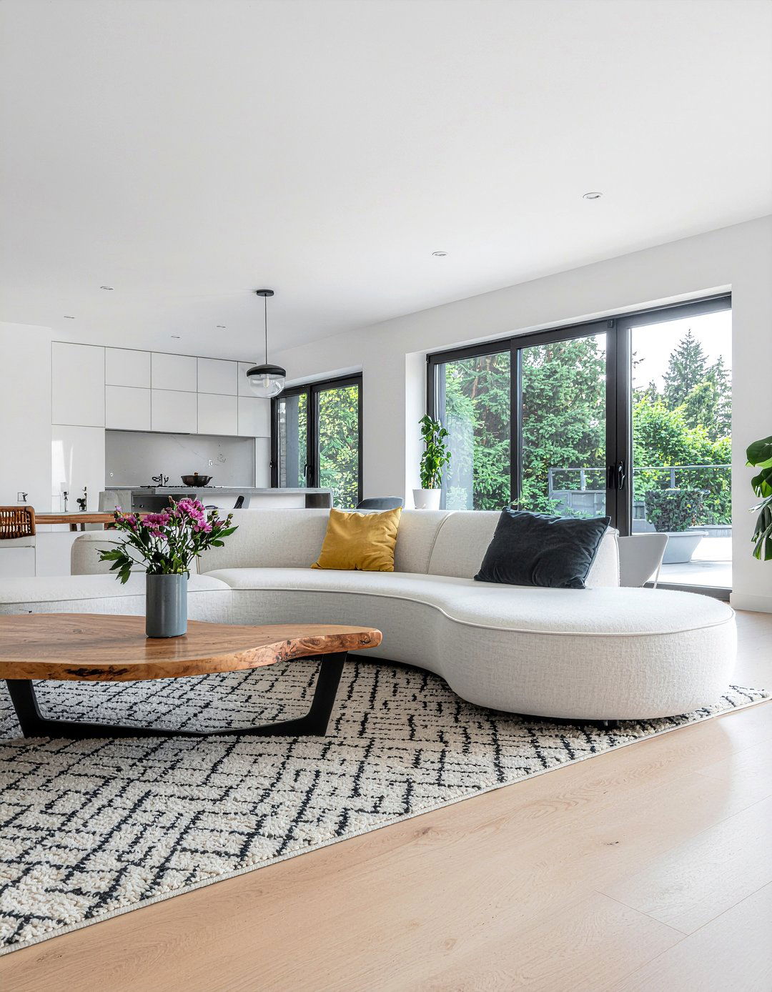 Organic modern living room - 30 earthy living room ideas