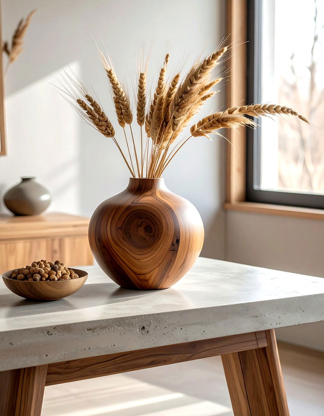 Organic wood vase - 30 modern vase ideas