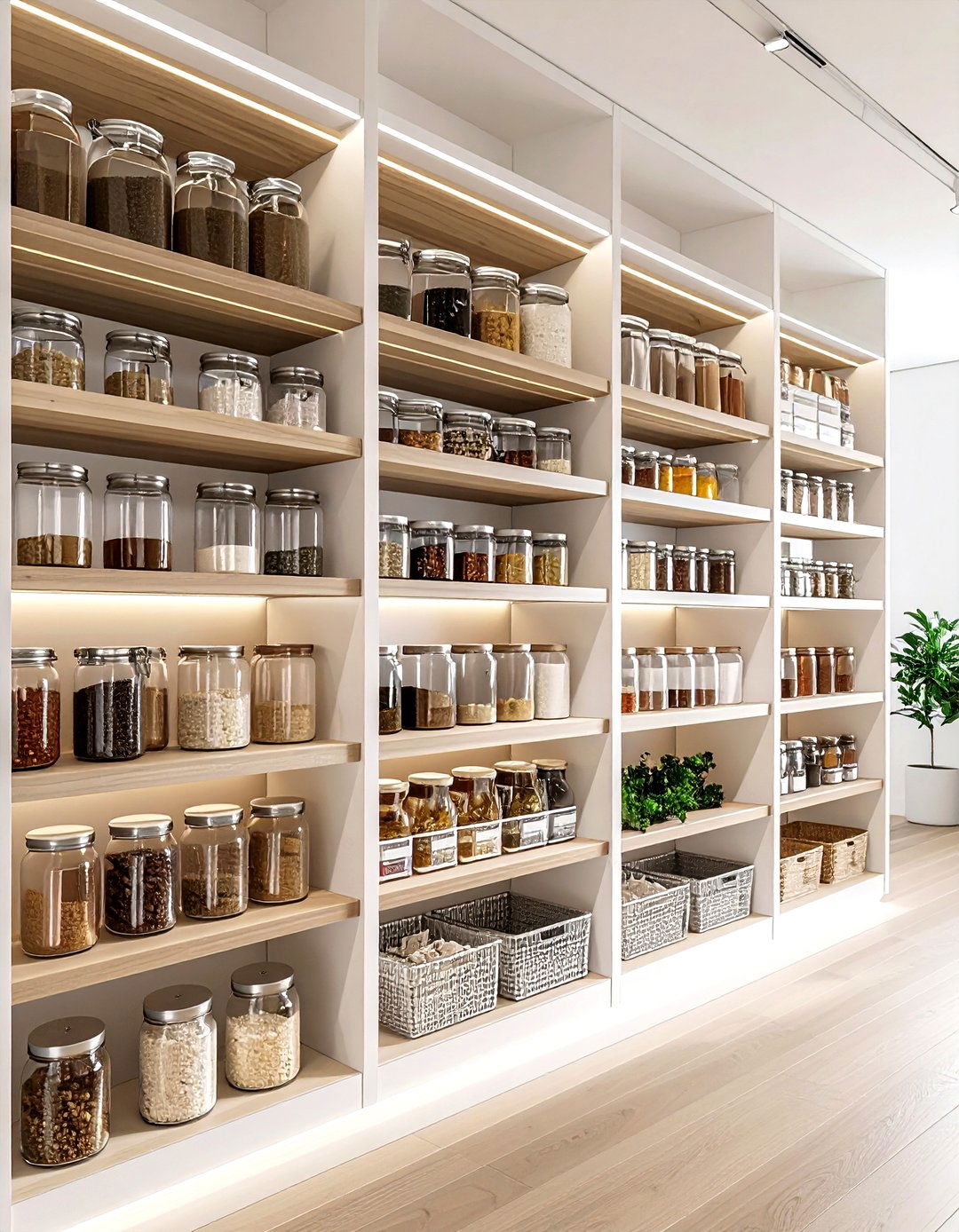 Organized Prep Pantry - 30 kitchen prep kitchen ideas