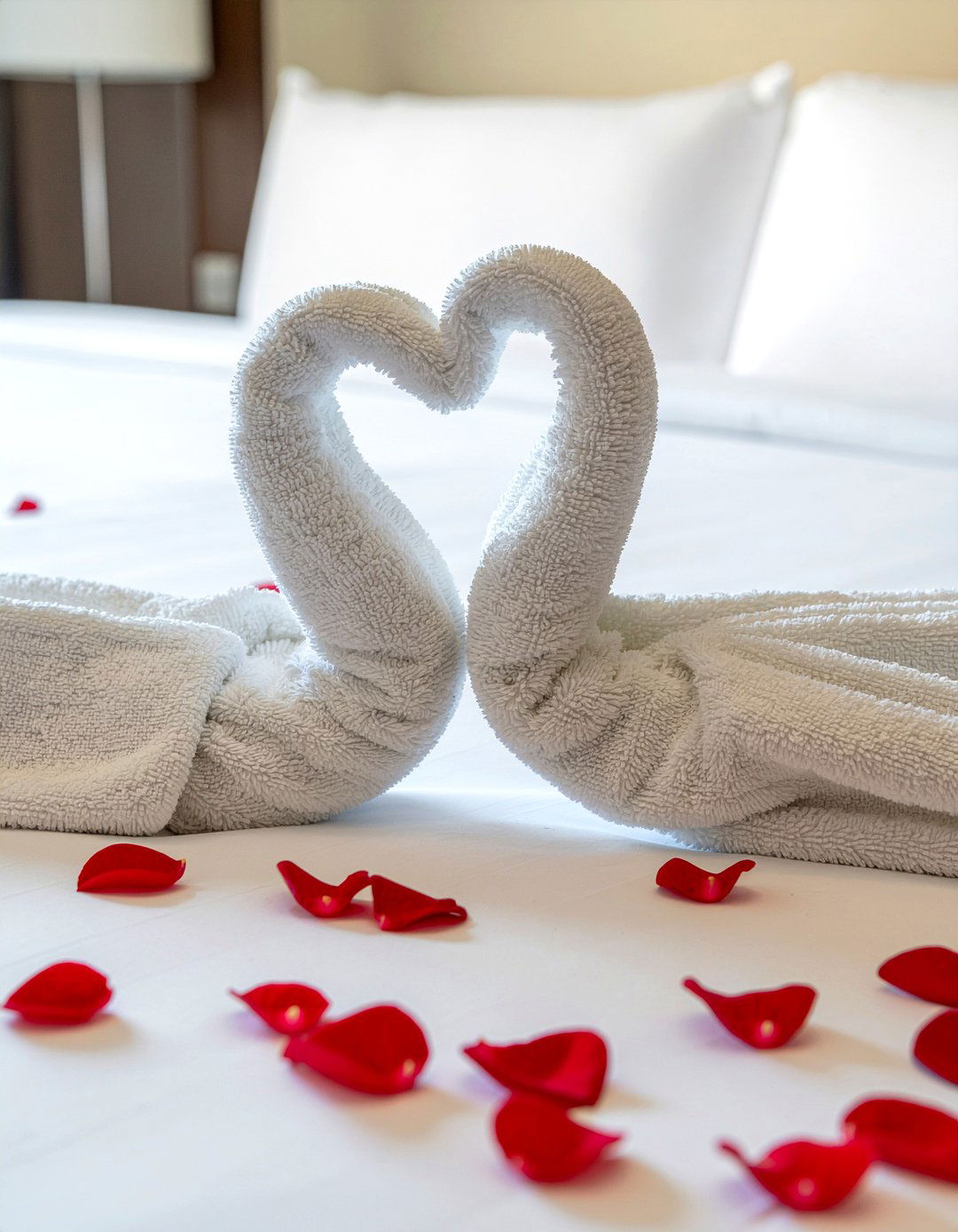 Origami Swan Towel - 30 bathroom towel folding ideas