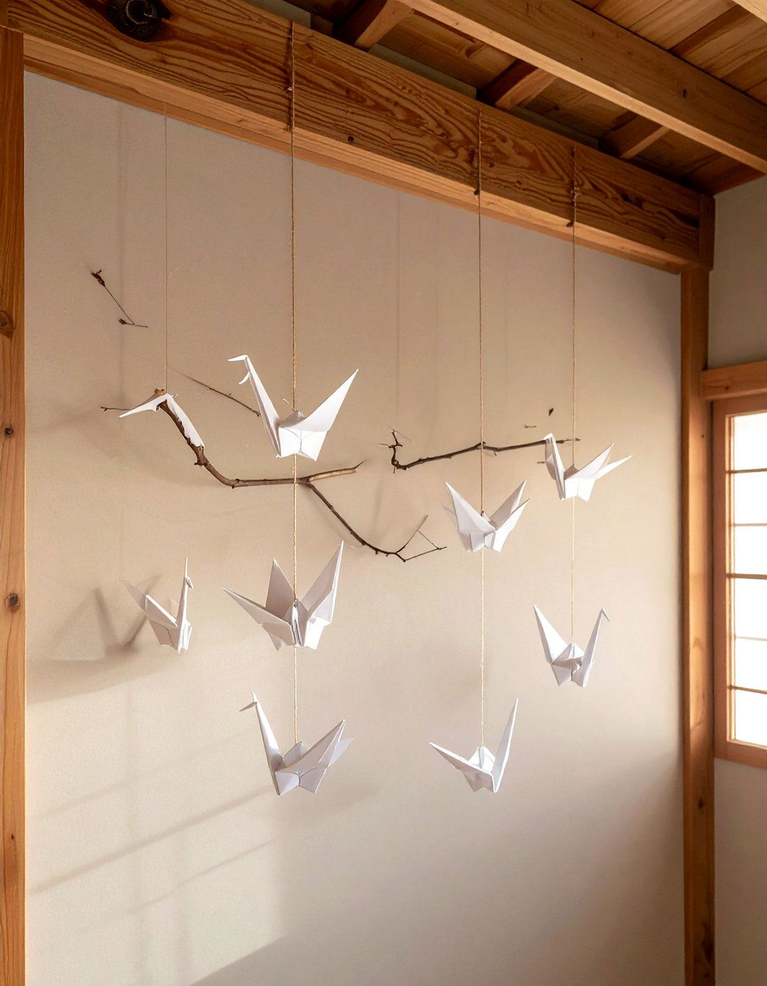 Origami paper art - 30 Japanese home decor ideas