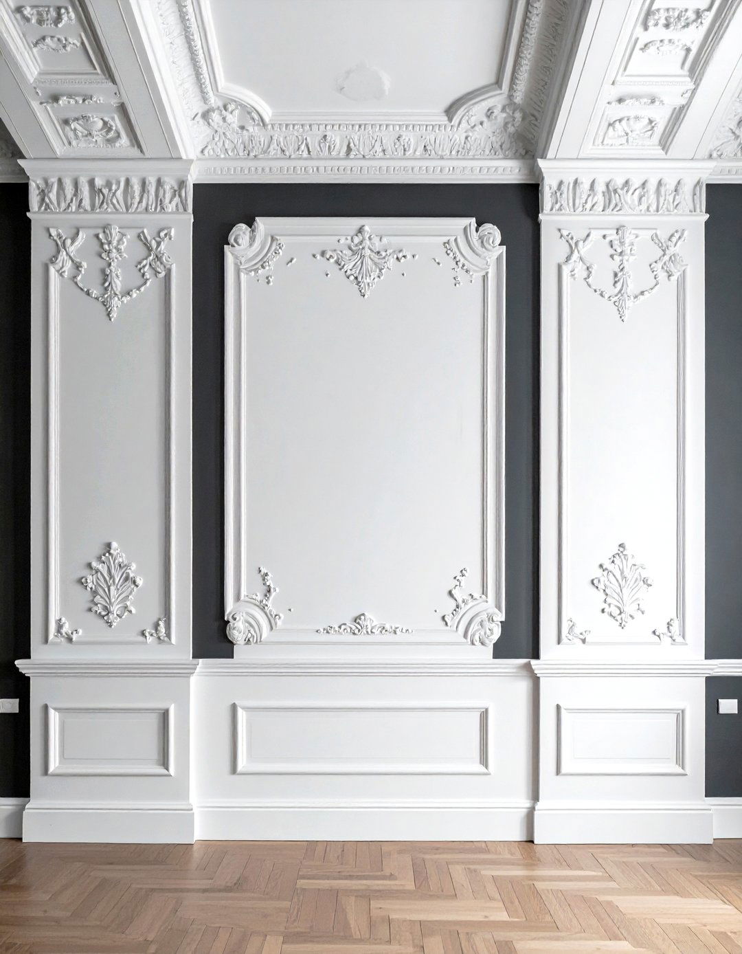 Ornate Crown Molding - 30 stately dining room ideas