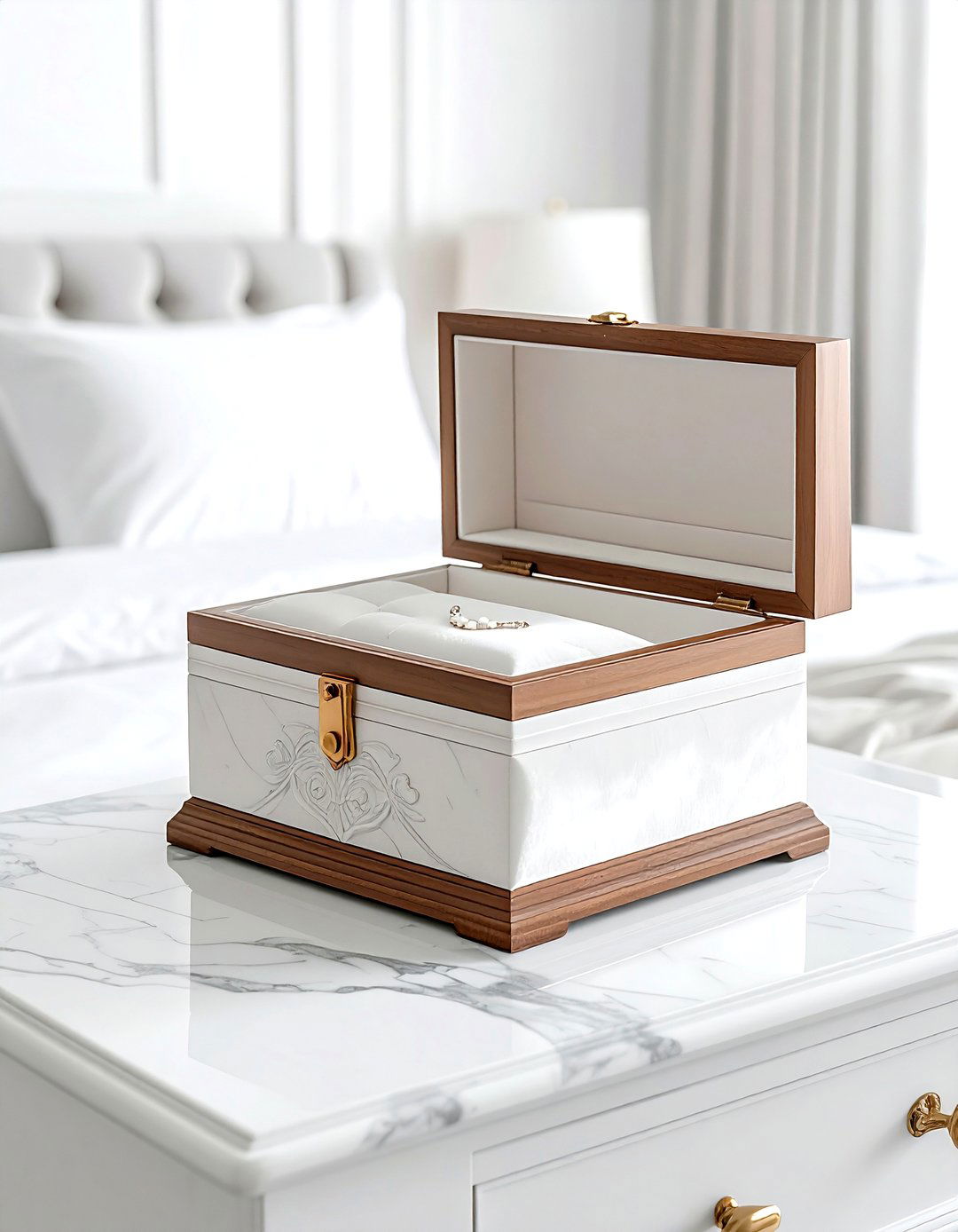 Ornate Jewelry Box - 30 thrifted bedroom ideas