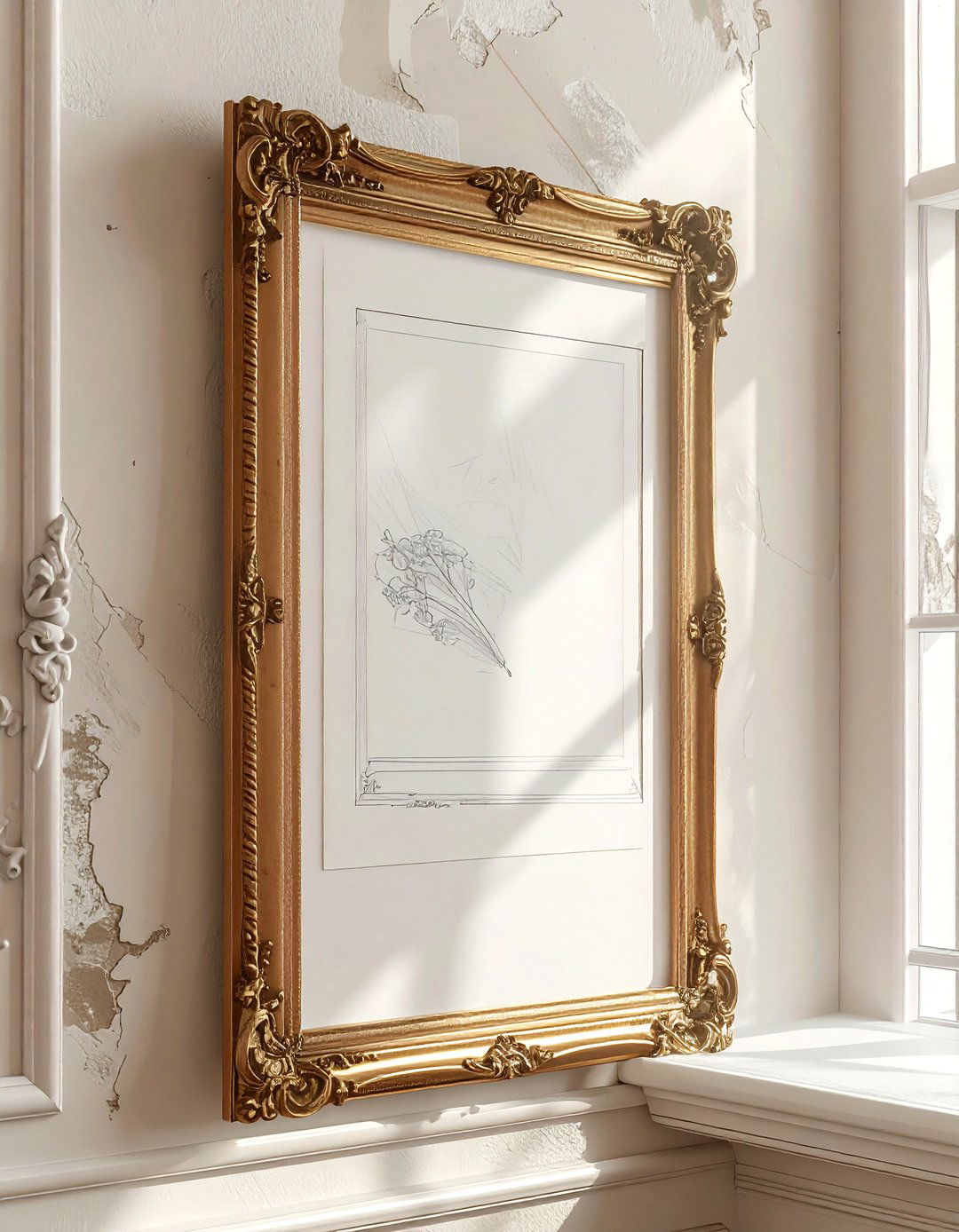 Ornate picture frame - 30 light academia decor ideas