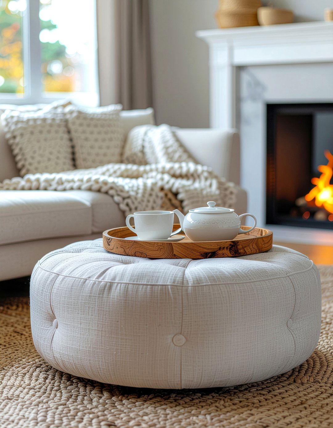 Ottoman Coffee Table - 30 living room coffee table ideas