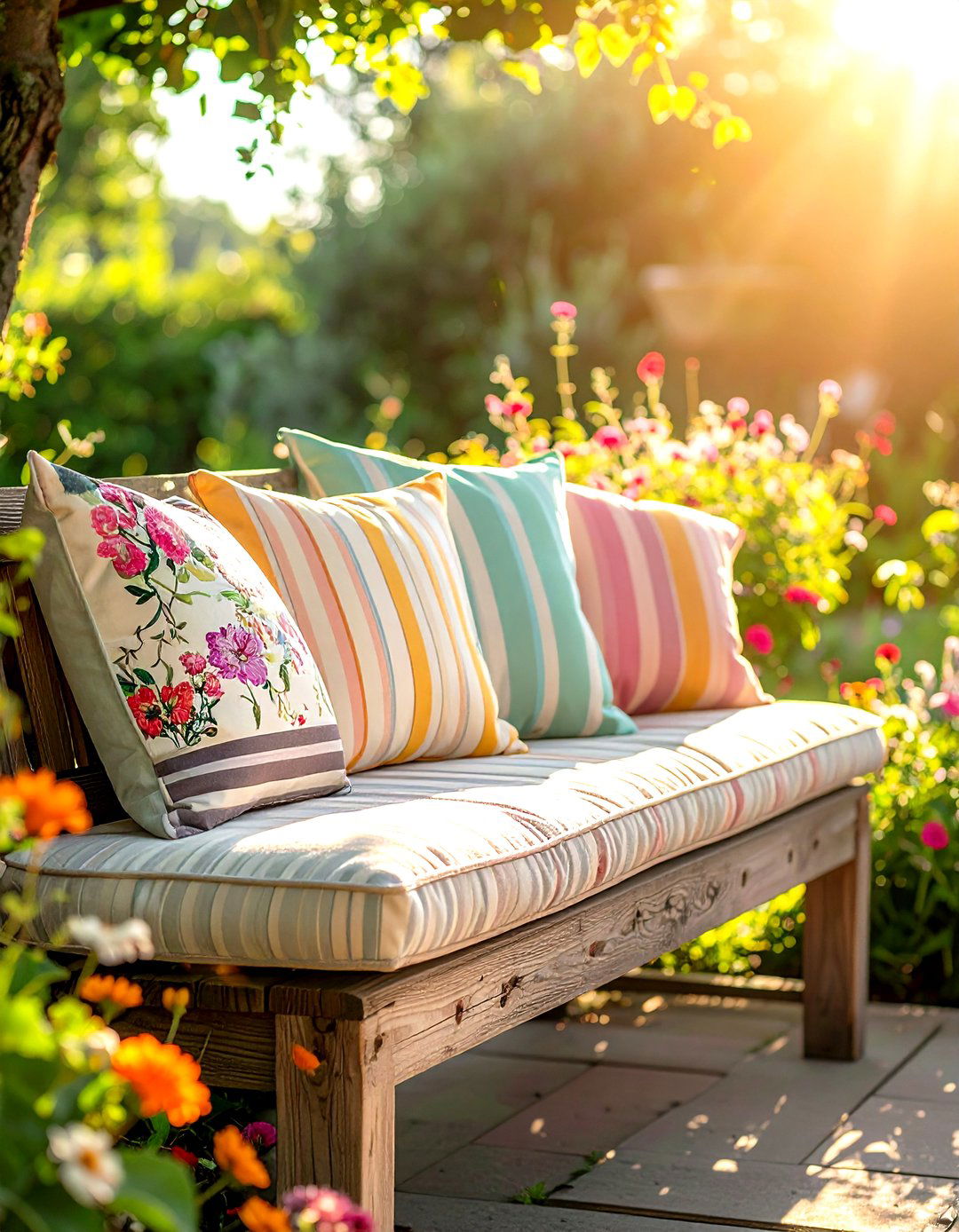 Outdoor Cushion - 30 deck decor ideas